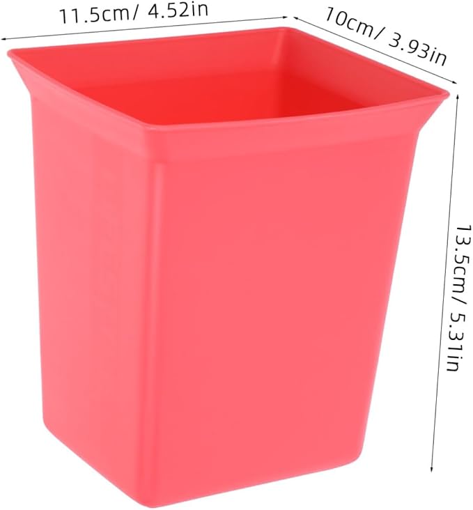 ABOOFAN Plastic Shower Basket Tote Versatile Cleaning Supplies Caddy for Bathroom and Kitchen Organization Sturdy Design Easy to Transport Spacious Storage Bin Red
