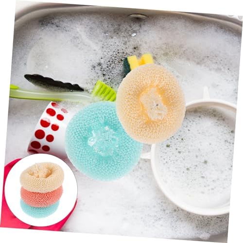 STOBAZA 10pcs Non Scratch Kitchen Dish Scrubbers Scrub Pads for Cleaning of Pots and Tableware Versatile and Wear Scrubbers