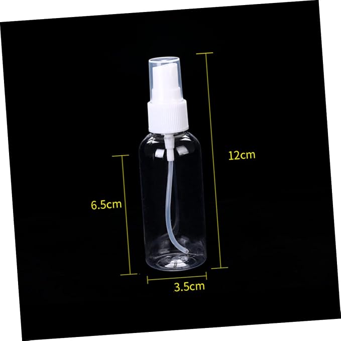 Mikinona 15pcs Mini Spray Bottles Food Grade Containers Refillable Storage for Travel Car Home Continuous Mist Spray