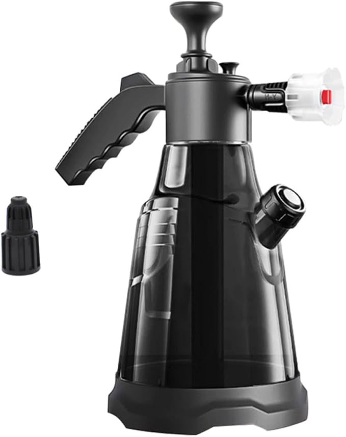 OSALADI Ml Black Pp Pressurized Mist Bottle Sprayer for Car Washing | Handheld Pump Design, Versatile Use for Gardening, Reliable Build with Sturdy Construction