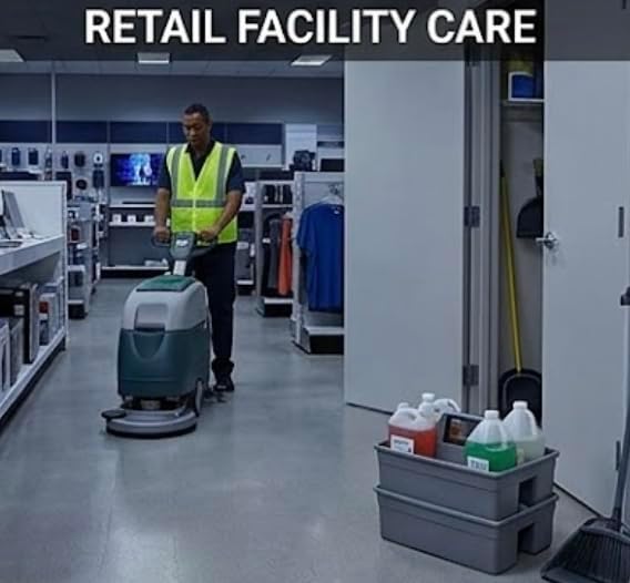 Commercial Janitorial Cleaning Caddy Set, 2-Piece, 15" x 11" x 7" | Heavy-Duty Plastic, Housekeeping Organizer Tote, Portable Tool Box and Spray Bottle Carrier, Comfort Handle