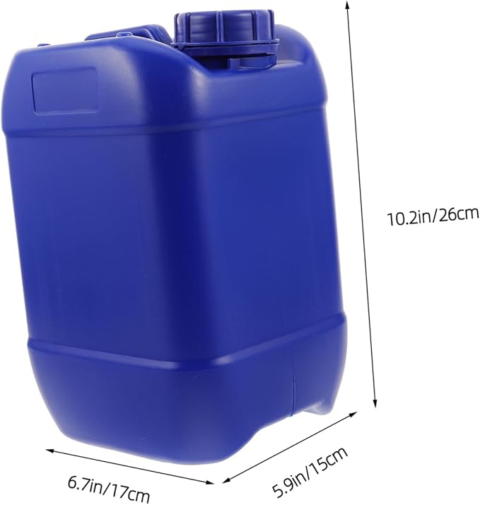 Stackable Water Storage Container Heavy Duty Food Grade Jug Lid and Spigot for Emergency Preparedness Oil Recycling and Versatile Liquid Storage