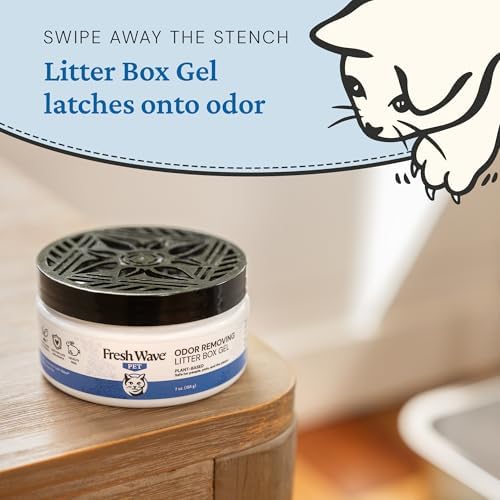 Fresh Wave Odor Removing Litter Box Bundle: (2) 7 oz. Litter Box Gels, (1) 6ct Original Packs and Pod Combo