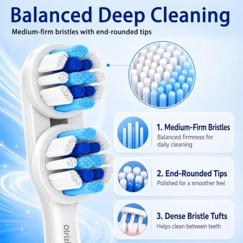Spin Brush Pro Clean Replacement Heads, Old Version, 8 Pack | Compatible with Pro Whiten,Pro+ Deep Clean & Pro+ Gum Health(ONLY for Old Version Spinbrush) NOT Compatible with NEW Models