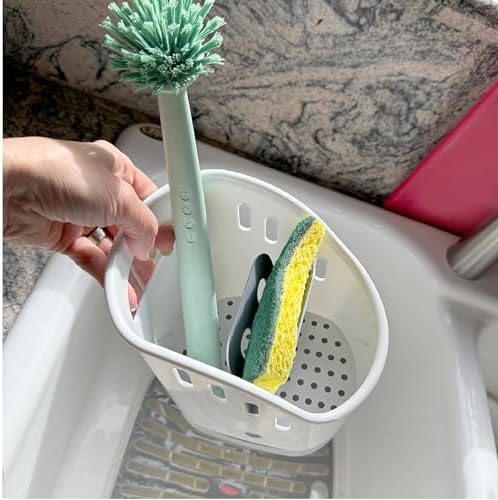 Trenton Gifts Kitchen Sink Organizer - Sink Caddy for Kitchen Organization: Sponge and Brush Holder
