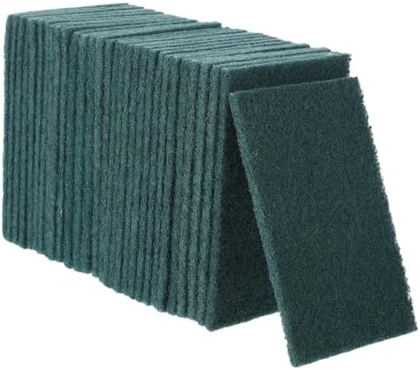 OUNONA 30pcs Reusable Non-Scratch Dishwashing Scrubbing Pads Multi-Purpose Kitchen for Pots Pans and Appliances Safe Pads for Dish Cleaning