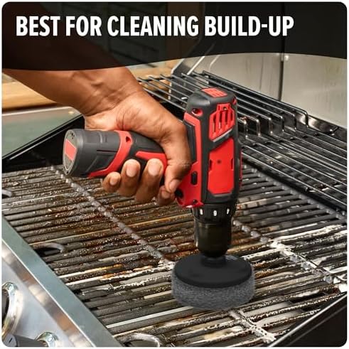 Dirt Devil Scour Pad Cleaning Set, 3 Piece, 3.5" Pads | For Use on Stainless Steel, Tubs, Showers, Metal and More, Extreme Dirt Build Up, Scouring Pad Drill Attachment for Cleaning