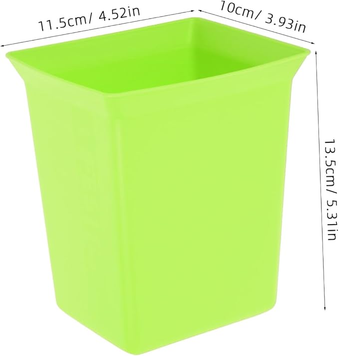 Ciieeo Plastic Storage Organizer for Housekeeping Portable Cleaning Bin for Bathroom and Shower Spacious Green Tool Holder for and Organization