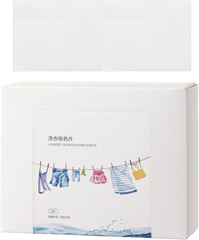 Laundry Color Absorption Sheets – Anti Dye Tablets, Washing Machine Paper | Clothes Protection Pads, Mixed Wash Accessory for Preventing Color Transfer and Fabric Care