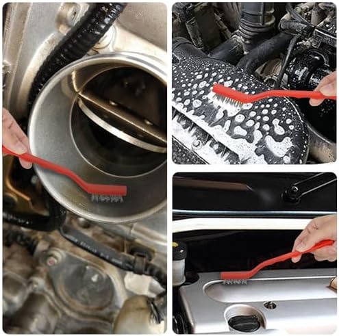 9pcs Detailing Brush Set,Interior Cleaning Brush,Steel Wire & Tire Brush Automotive Cleaning Brush Kit,for Cleaning Engine, Body Exterior Surface, Carpet, Truck, SUV, RV, Motorcycle