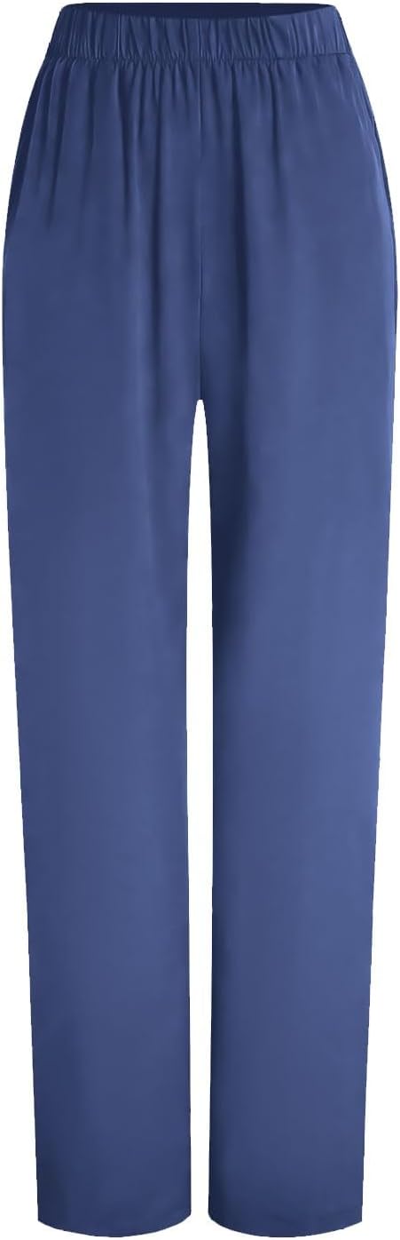 2026 Scrub for Cleaning Jobs Uniform, Multi Pockets Scrubs for Women Sets, V-Neck Top & Straight Leg Pants Scrubs Set
