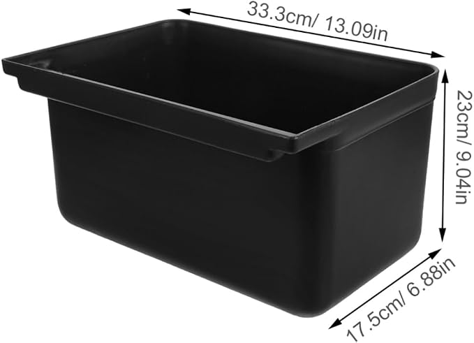 Unomor Portable Housekeeping Cart Cleaning Supplies Storage Bin with Large Capacity and Sturdy Plastic Construction, for Commercial Cleaning and Hotel Service Use