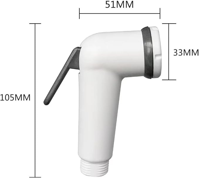 Bidet Attachment for Toilet Sprayer,for RV,car,Boat,Speedboat exits,1/2 "Connection Hose Bidet Attachment,Garden Shower Head,Boat Hose Nozzle (3)