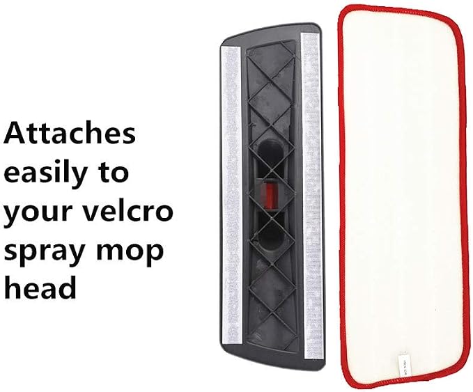 Microfiber Mop Replacement Pads for Wet/Dry Mop Floor Cleaning Pad Fit All Spray Mops (6 Pack)