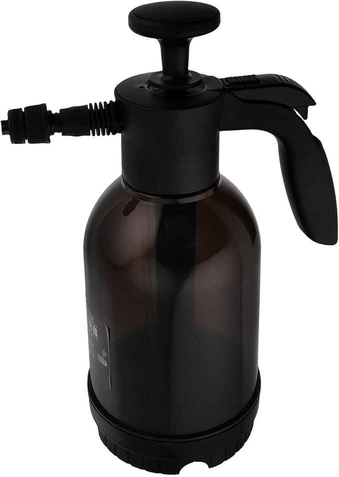 2l Handheld Foam Pump Sprayer for Car Cleaning and Garden Use, Manual Pressurized Plastic Bottle with Extended Use and Pressure Foam Technology, for Watering Plants and Car