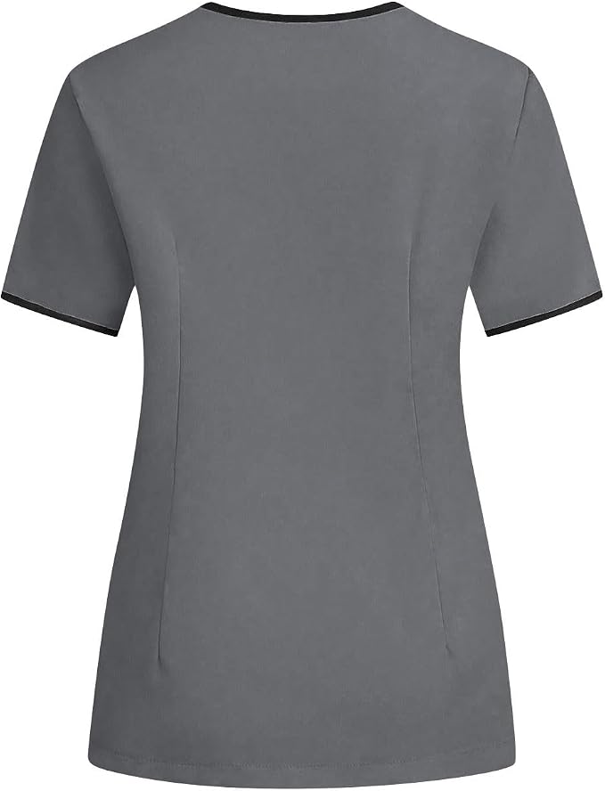 Housekeeping Uniforms - Women Lightweight Stretchy Scrubs for Cleaning Job, Breathable & Easy Care & Moisture-Wicking
