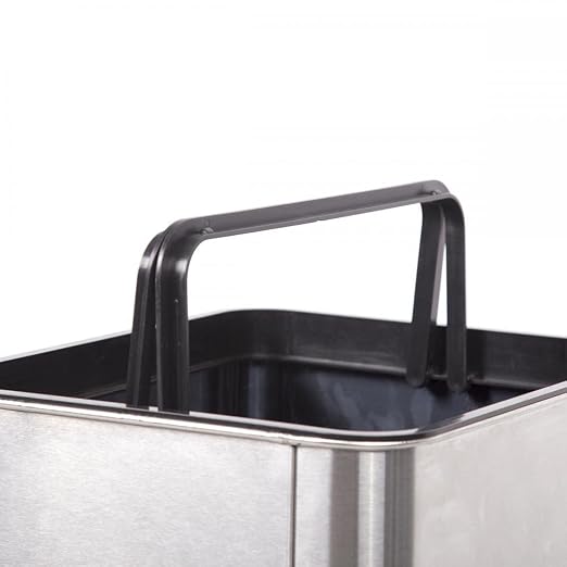 FDW | 13 Gallon Stainless Steel Trash Can with Lid | Steel | Automatic Touchless Lid with Motion Sensor | Kitchen Garbage Can with Waterproof Design | for Home, Office, Bathroom