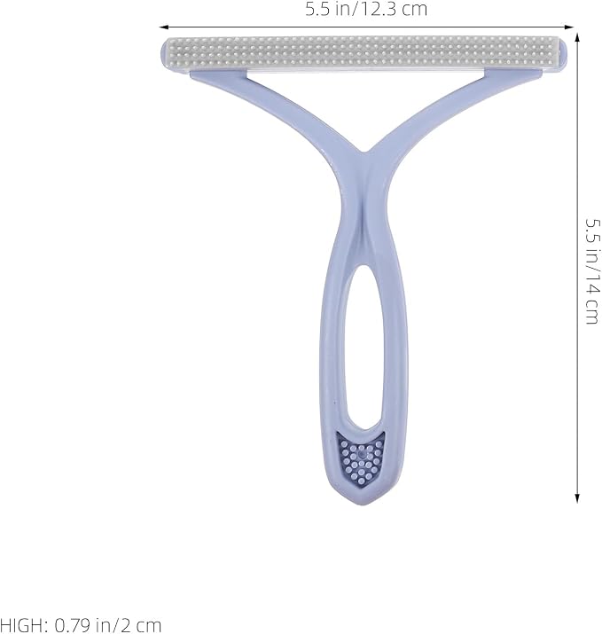 Yardwe 2pcs Pet Hair Remover and Lint Remover for Clothes and Sweaters Portable Fabric Pilling Tool Blue Static Electrostatic Fluff for Household Laundry and Carpet Hair Removal