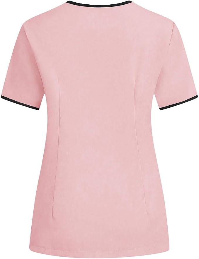 Housekeeping Uniforms - Women Lightweight Stretchy Scrubs for Cleaning Job, Breathable & Easy Care & Moisture-Wicking