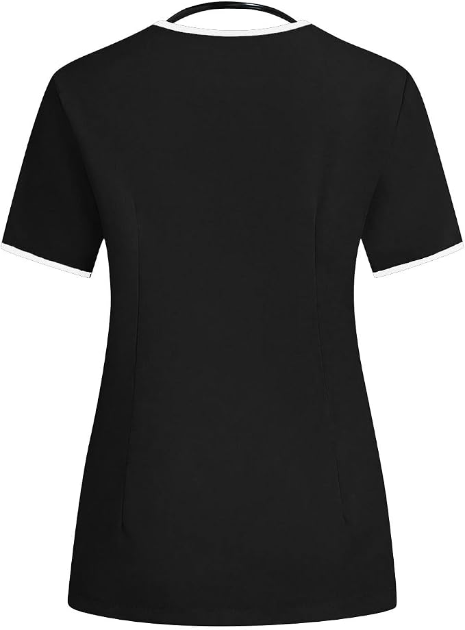 Housekeeping Uniforms - Women Lightweight Stretchy Scrubs for Cleaning Job, Breathable & Easy Care & Moisture-Wicking