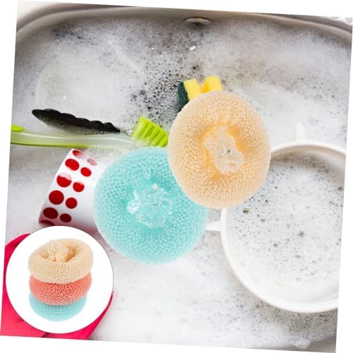 Hemoton 10pcs Dish Scrubbers Scratch-Resistant Kitchen Cleaning Pads for Dishes and Utensils Versatile Plant Scrubbers for Efficient Dishwashing