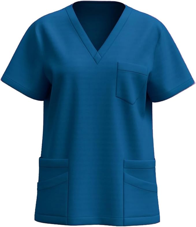2026 Women Nursing Scrubs Tops Housekeeping Uniform Scrub Tops Cleaning Clothes for Cleaning Jobs