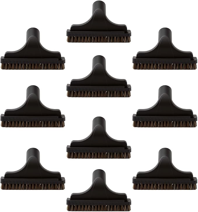 Selgo Universal 1 ¼ Inch (32mm) Vacuum Cleaner Upholstery Brush 10" Wide (Upholstery Brush), Pack of 10