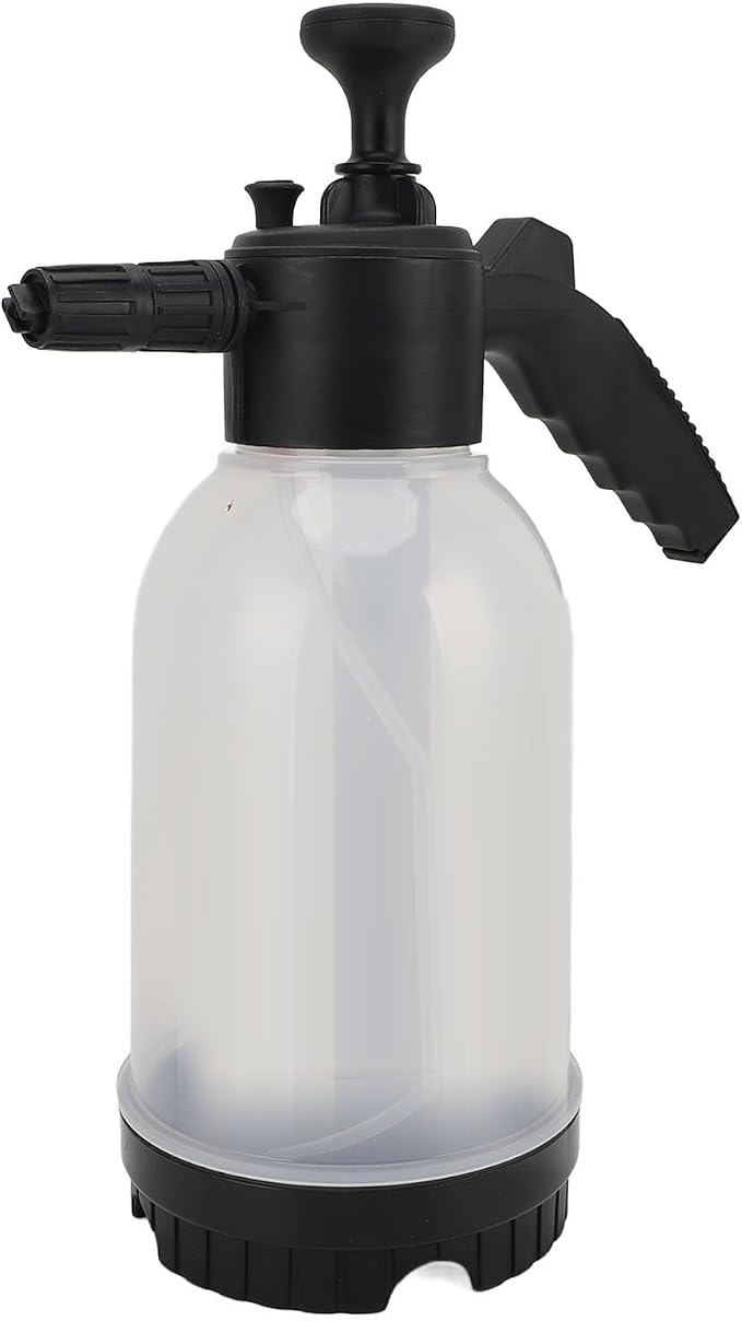Foam Sprayer, 2000ml 43.5 PSI Hand Pressurized Lightweight Car Wash Sprayer, Pump Spray Bottle with ABS PC Material for Car Detailing Garden Cleaning Weeds Spraying Plants Watering