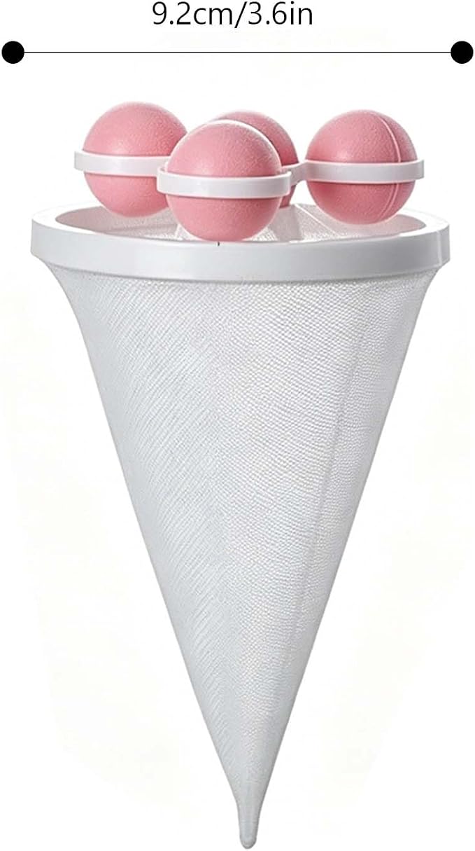 Sakerplus Lint Catcher for Washing Machine Lint Catcher, Floating Washing Machine Hair Filter Mesh Bag, Reusable Washing Machine Filter Bag for Capturing Hair, Polyester & PP (9)