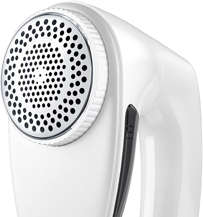 Bymore Fabric Shaver, Lint Shaver, Sweater Shaver for Clothes, White | Large 65mm head and six-leaf blades cover more area in fewer passes for fast, even care on sweaters, couches and furniture