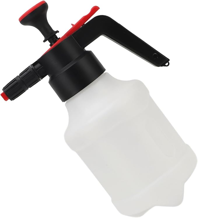 Dpofirs Electric Foam Sprayer, 1.5L Hand Pressurized Foam Spray Bottle High Efficiency, Portable Pump Foaming Sprayer for Car Washing Home Gardening