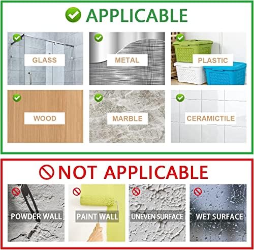 PMMASTO Adhesive Acrylic Spice Rack, Clear- 4 Pack with 2 Tapes | Acrylic Spice Rack Uses Double-Sided Adhesive Tape for Wall, Cabinet Door Or Pantry Door Storage