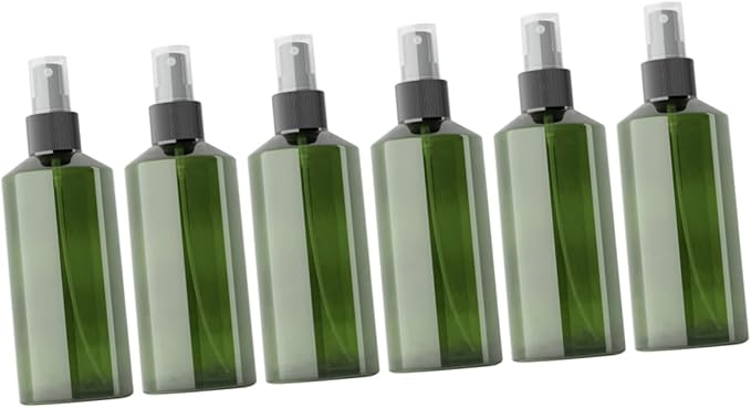 6pcs Compact Travel Mist Spray Bottle Dispenser Pressurized Pump Bottle Sprayer Random Color
