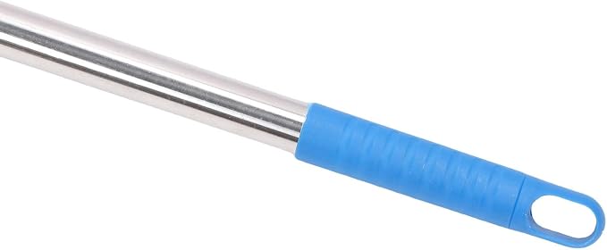 FTVOGUE Telescopic Wire Broom, Heavy Duty Scrubbing Moss Removal Brush for Patio Garden Stainless Steel PP 20cm Brush Head 160cm 4 Section Handle 1 Pack