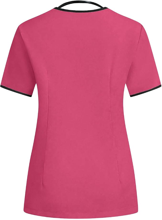 Housekeeping Uniforms - Women Lightweight Stretchy Scrubs for Cleaning Job, Breathable & Easy Care & Moisture-Wicking