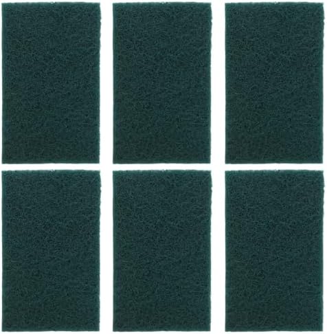 COHEALI 5pcs Heavy Duty Non-Scratch Scouring Pads with Grease-Resistant Technology Nylon Kitchen Cleaning Scrubbers for Dishes Ovens Grills Bathtubs Portable Reusable Household Scrubbing