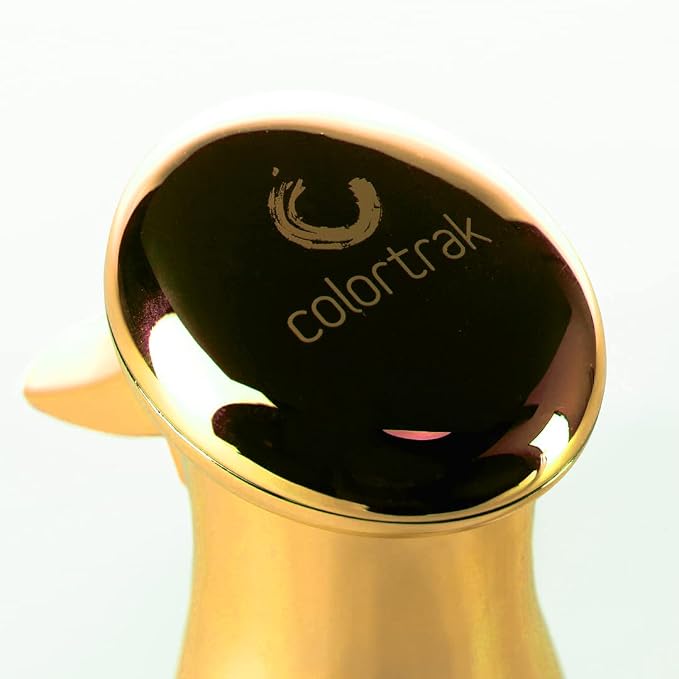 Colortrak Luminous Spray Bottle, 250ml/8.5oz, Gold | Full 360 Degree Distribution for Custom Saturation, Easy-Use Pump for Hair Misting, Quick View Window to Monitor Water Level