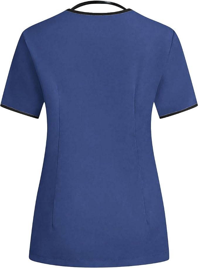 Housekeeping Uniforms - Women Lightweight Stretchy Scrubs for Cleaning Job, Breathable & Easy Care & Moisture-Wicking
