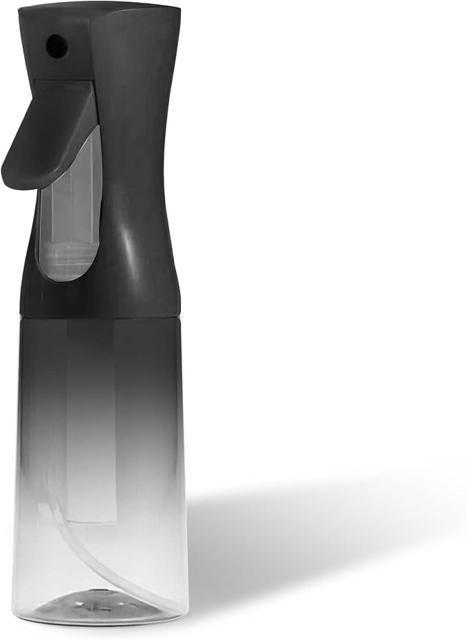 Continuous Spray Bottle for Hair - Ultra Fine Mist Water Sprayer for Hairstyling, Curls, Plants, Cleaning, Salon - 200ml/6.8oz 1 Pack