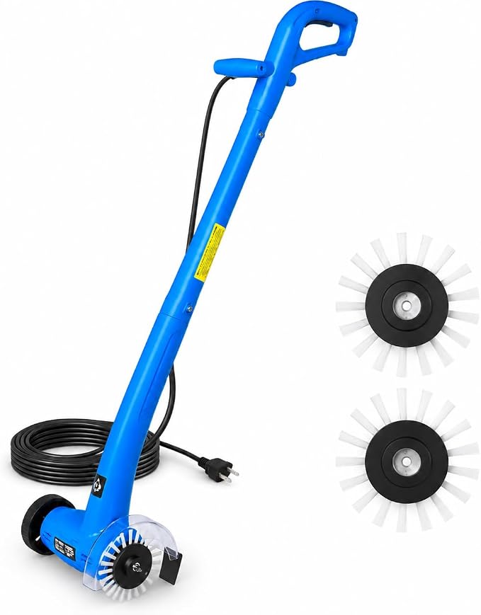 Electric Stand-Up Grout Cleaner | Compact Ceramic Tile Floor Scrubber Tool | Compact Lightweight Grout Cleaner for Ceramic and Porcelain Tile Floors; Ideal for Bathrooms, Kitchens, Apartments, Plus Rvs