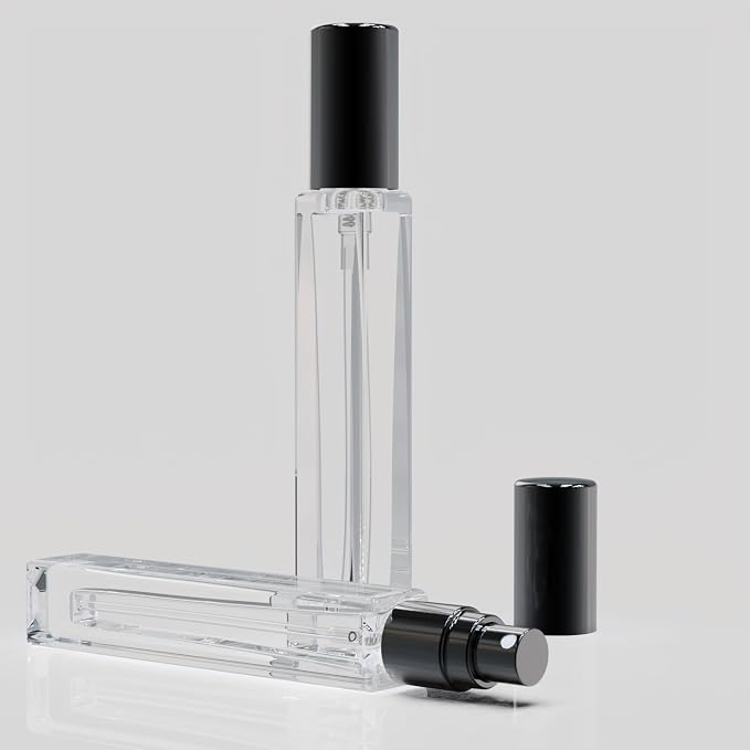 5PK 10ml Travle Refillable Perfume Sprayer Bottle w/Tools | cologne atomizer,empty,leak proof,travel sized,pocket perfume dispenser spray bottle,mini perfume sample bottle
