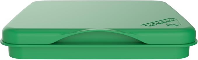Rev-A-Shelf 27 Qt Under Sink Garbage Can Lid for Base Kitchen and Bathroom Cabinet, Replacement Plastic Trash Bin Lid Only, Green, RV-1024-LID-G-1