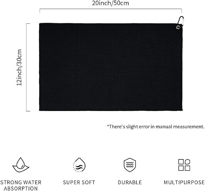 watchget Barista Towel 4 Pack (12"x 20"), Black | Microfiber Barista Towels Espresso Towel Espresso Machine Cloths, Steam Wand Cloth, Kitchen Cleaning Cloth