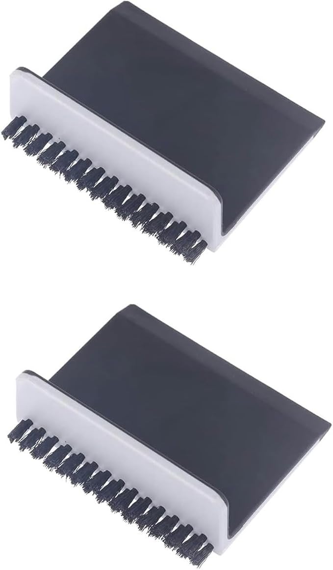 2 Pcs Black Kitchen Sink Squeegee Cleaner Countertop Brush Wiper Vegetable Cleaning Brush Wiper Home Kitchen Tool Accessories Fruit and Vegetable Cleaning Brushes