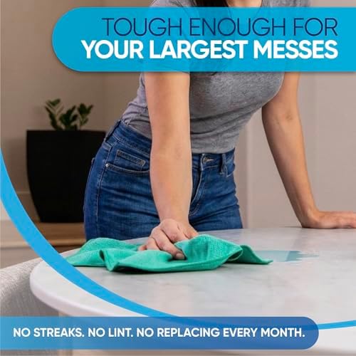 Microfiber Wholesale 16" x 16" All Purpose Towels - 100 Pack - Reusable Wash Cloths, Dust, Kitchen, Car, Shop Rags for Cleaning (Red)