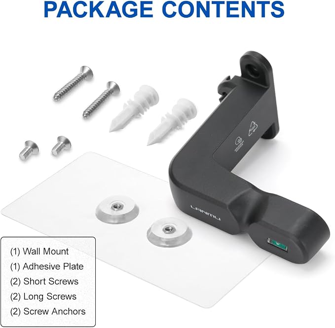 LANMU Wall Mount Holder Compatible with Shark IX141 IX141AMZ IZ462H IZ682H IZ377H IZ376H IZ387H Pet Cordless Stick Vacuum and Handheld Vac CH951 CH950, wiht Cable Organizer Clip