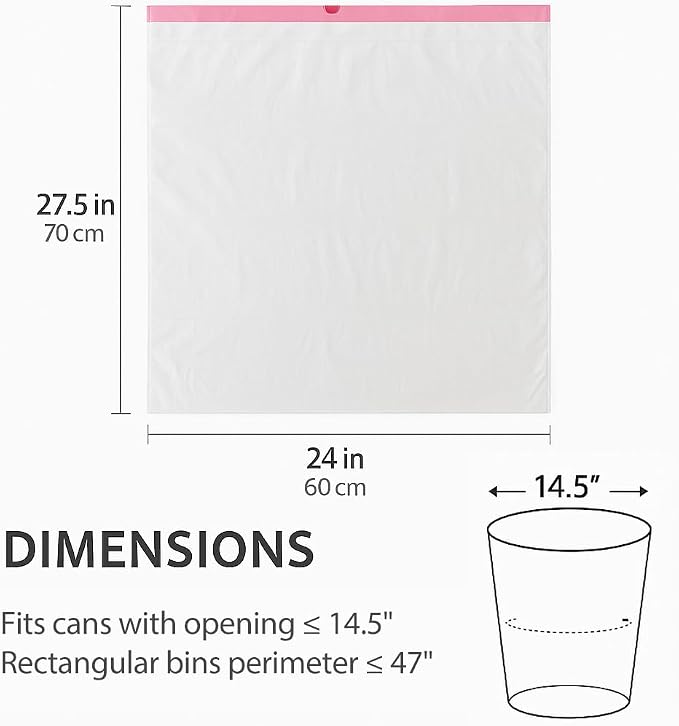 13 Gallon Tall Kitchen Trash Bags Drawstring, 120 Count White Garbage Bags | Leak Resistant & Tear Resistant, Easy Tear-Off Roll, Unscented Trash Can Liners for Standard Kitchen Bins