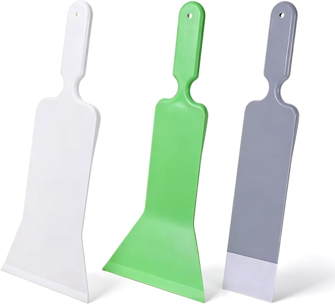 3 Pcs Window Tint Bulldozer Squeegee, Scrubber Paddle Squeegee Kit for Car