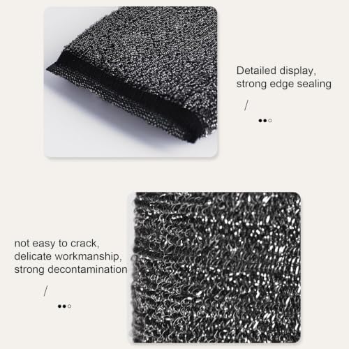 Scouring Pads Non Scratch Non-Scratch Washing Scrub Pads | Reusable Dishwashing Scrub Sponge for Kitchen, Household Cleaning Tools for Pots, Pans