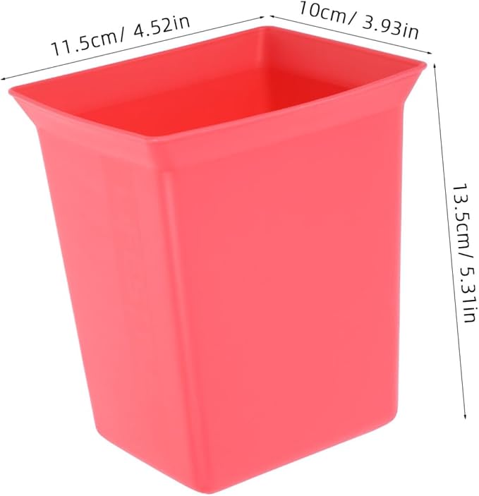 Cleaning Supplies Caddy Organizer Bin Plastic Portable Shower Basket for Bathroom and Kitchen Versatile Utility Storage Red